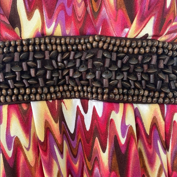 Sequin Hearts Red and Pink Halter Sundress - Picture 5 of 17
